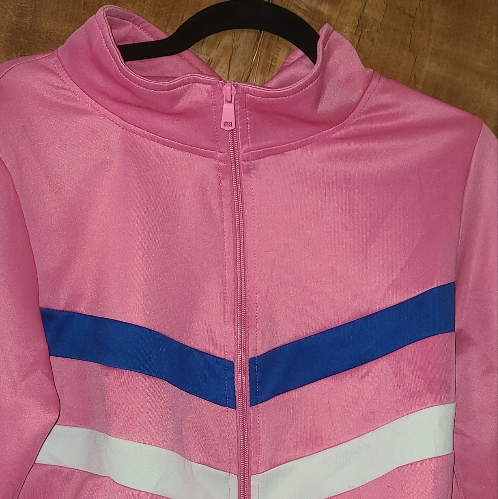 Aeropostale Women's Varsity Athletics Track Long Sleeve Full Zip Jacket Size 1XL